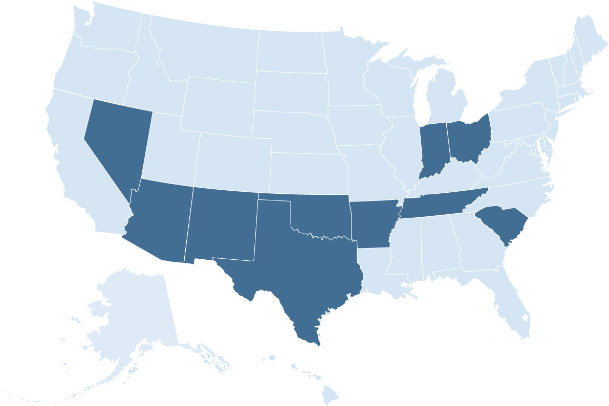 Car Insurance Provider Map Personal Auto Insurance | Hallmark Financial